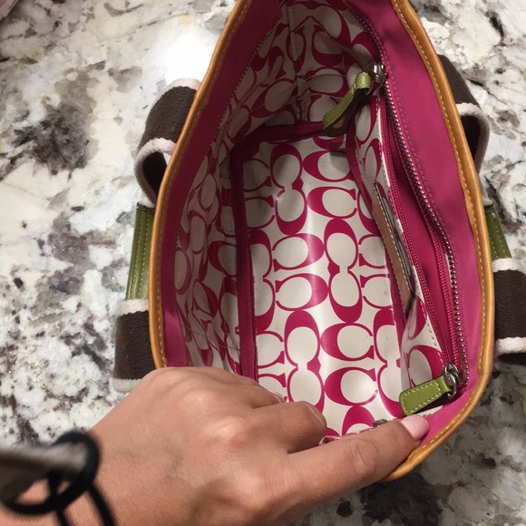Authentic coach bag. Small. Pink - Picture 5 of 8